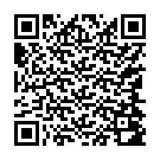 Código QR para número de teléfono +17144082188