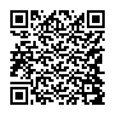 Kod QR dla numeru telefonu +17144087672