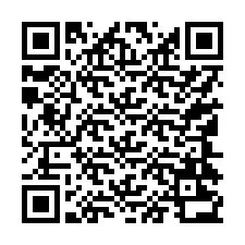 QR-koodi puhelinnumerolle +17144232548