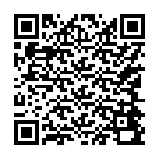 QR-koodi puhelinnumerolle +17144490829