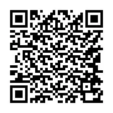 QR код за телефонен номер +17144770936