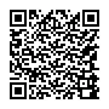 Kode QR untuk nomor Telepon +17145980013