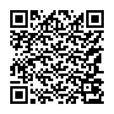 QR-Code für Telefonnummer +17147073350