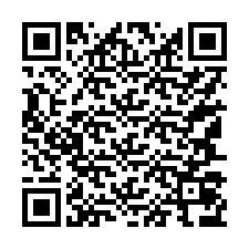 QR kód a telefonszámhoz +17147076170