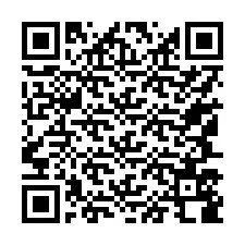 QR-код для номера телефона +17147588563