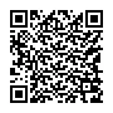 Kode QR untuk nomor Telepon +17149026490