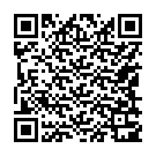 Kode QR untuk nomor Telepon +17149301397