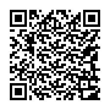 Código QR para número de telefone +17149302603