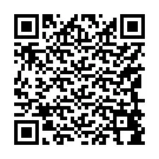 Código QR para número de teléfono +17149484412