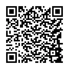 Codice QR per il numero di telefono +17149887954