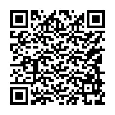 QR kód a telefonszámhoz +17149979769