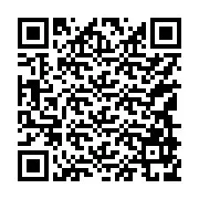 QR kód a telefonszámhoz +17149979770