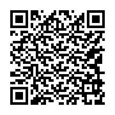 Codice QR per il numero di telefono +17149979933