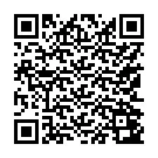 QR-koodi puhelinnumerolle +17152043636