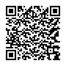 QR Code สำหรับหมายเลขโทรศัพท์ +17163384831