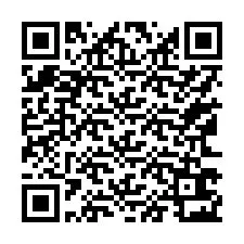 QR-koodi puhelinnumerolle +17163623259