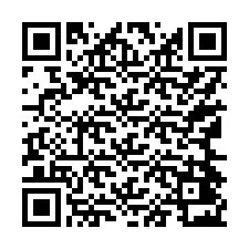 QR-koodi puhelinnumerolle +17164423228