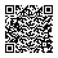 Código QR para número de teléfono +17165074843