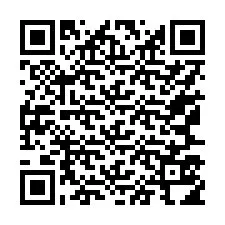 QR-код для номера телефона +17167514133