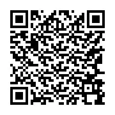 Código QR para número de telefone +17167998726