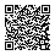 QR-koodi puhelinnumerolle +17168360220