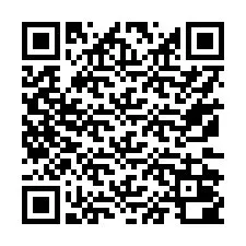 電話番号のQRコード +17172000003
