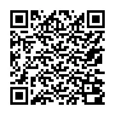 QR код за телефонен номер +17172000047