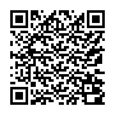 QR код за телефонен номер +17172000504