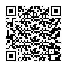 QR-koodi puhelinnumerolle +17172000521