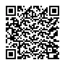 QR kód a telefonszámhoz +17172000630