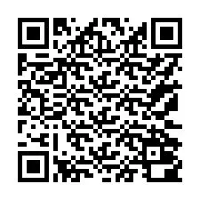 QR-код для номера телефона +17172000631