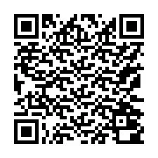 Código QR para número de teléfono +17172000765