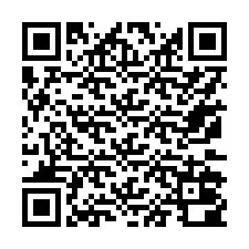 QR код за телефонен номер +17172000807