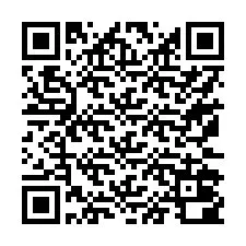 QR kód a telefonszámhoz +17172000822