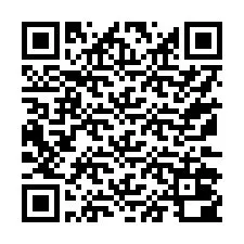 QR-koodi puhelinnumerolle +17172000844