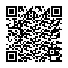 QR kód a telefonszámhoz +17172000848