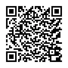 電話番号のQRコード +17172000850