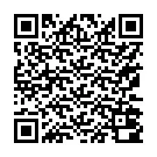 QR kód a telefonszámhoz +17172000852