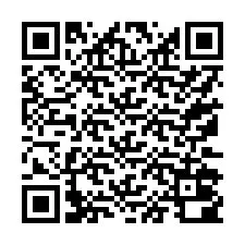 電話番号のQRコード +17172000858
