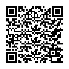 Código QR para número de teléfono +17172000877