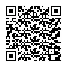 Código QR para número de teléfono +17172000890