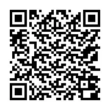 QR kód a telefonszámhoz +17172000895