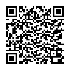 QR kód a telefonszámhoz +17172000898