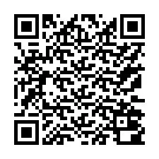 QR-код для номера телефона +17172000911