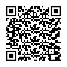 QR kód a telefonszámhoz +17172000930