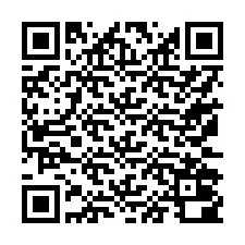 QR kód a telefonszámhoz +17172000936