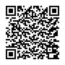 QR kód a telefonszámhoz +17172000944