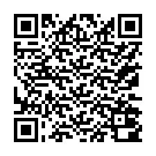 QR kód a telefonszámhoz +17172000949