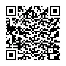 QR код за телефонен номер +17172000950