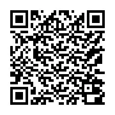 QR-код для номера телефона +17172000951